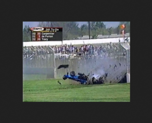 Greg Moore Motorsport Crash